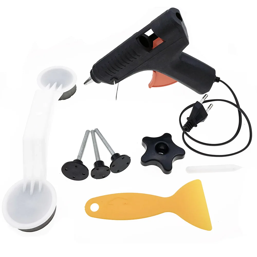 

Universal Car Body Car Sticker Paintless Dent Repair Tools Set Bridge Pulling Dent Removal Glue Tabs Hand Auto Repair Tools Kit