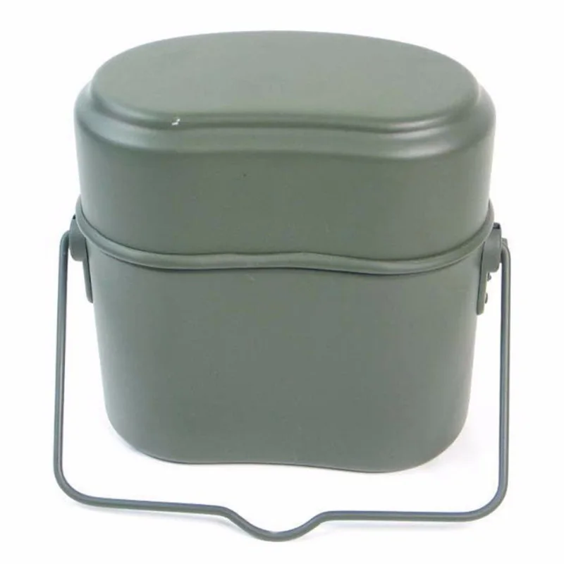 Germany Green 3Pcs In 1 Outdoor Camping Picnic Cookware Cook Set Hiking Survival Bento Lunch Boxes Pot/Bowl