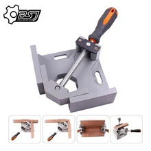 

90 Degree Adjustable Carpenter Clip Angle Clamp Woodworking Frame Clip Tools Right Angle Aluminum Alloy Single Handle Tool Clamp