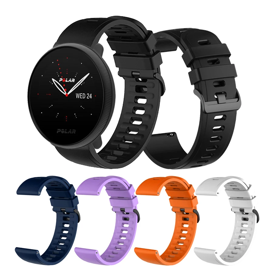 

Replacement Watch Band for Polar Ignite 2/Vantage M2 Silicone Strap For Polar Vantage M/Grit X/Unite Bracelet Wristband Belt