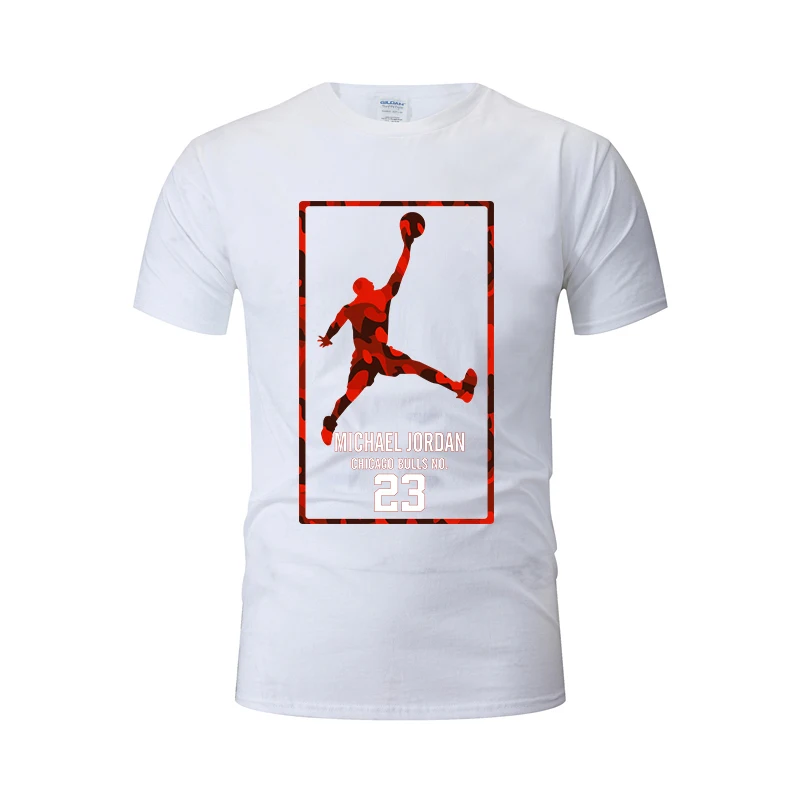 

2020 new spring / summer t-shirt men's 100% Cotton Short Sleeve T-Shirt high quality boys T-shirt Jordan 23 o-neck T-shirt