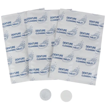 

1box/24pcs Denture Cleansing Tablet Denture Cleanser Pills Whitening Remove Plaque