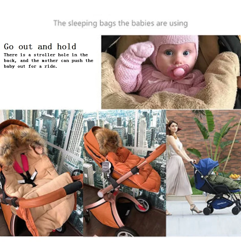 Спальный мешок для малышей; зимняя сумка для коляски; плотный теплый конверт для коляски; спальные мешки; брендовый спальный мешок для коляски