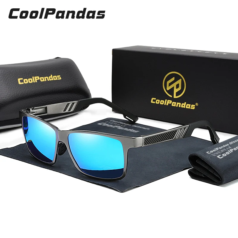 CoolPandas Gafas De Sol Cuadradas Polarizadas Para Hombre Y Mujer 