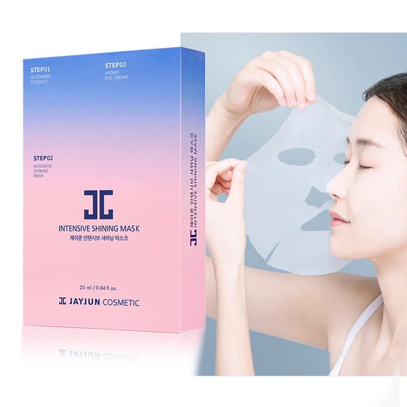 3STEP JAYJUN Sakura Shuiguang Needle Moisturizing Mask Pack Korea Replenishment Facial mask Shrink Pores 10pcs | Красота и здоровье