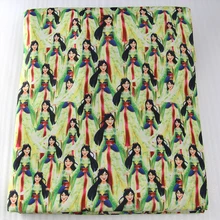 Новинка, 50*140 см, с принтом сердца, любовь, текстиль, полиэстер, хлопок, ткань для одежды, кукольная колонна, c459