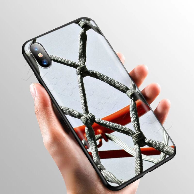 8 Webbedepp баскетбольный корт Прекрасный чехол для Apple iPhone 11 Pro XS Max XR X 8 7 6 6S Plus 5 5S SE - Цвет: 8