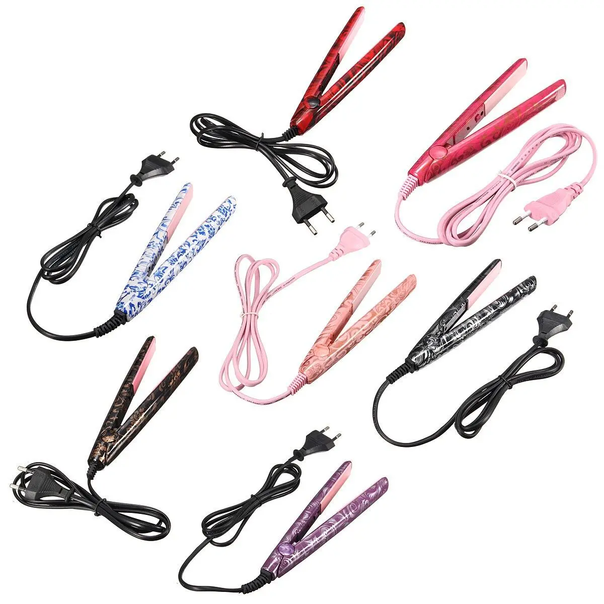 

P56 Special Offer Foreign Trade Export Mini Roll Straight Dual Purpose Hair Straightener | Foreign Trade AliExpress Hot Selling