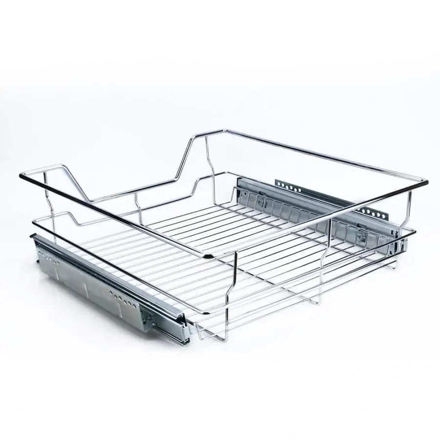 500mm Kitchen Under Shelf Cabinet Storage Basket Pantry Pull Out Sliding Drawer | Дом и сад