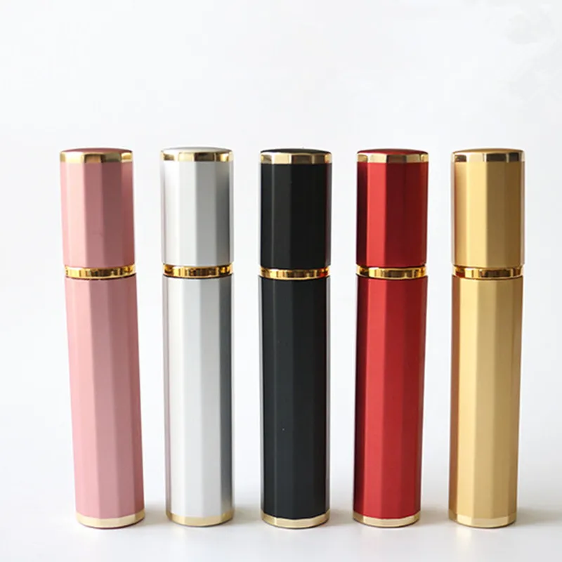 

12 x 8ml Portable Perfume Bottle Mini Empty Refillable Perfume Atomizer Bottle For Spray Scent Pump Case Empty As Gift