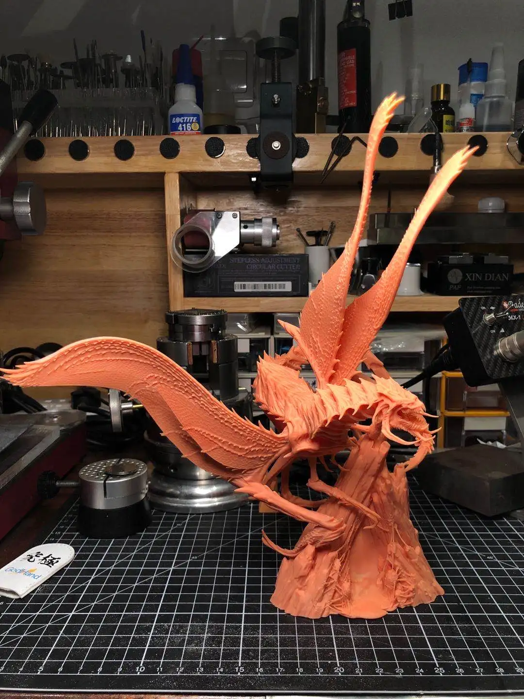 고강도 및 낮은 수축 모델 405nm UV 3D 프린팅 수지, Anycubic Nova B4 3D 프린터 소모품 1114-43 에 적합