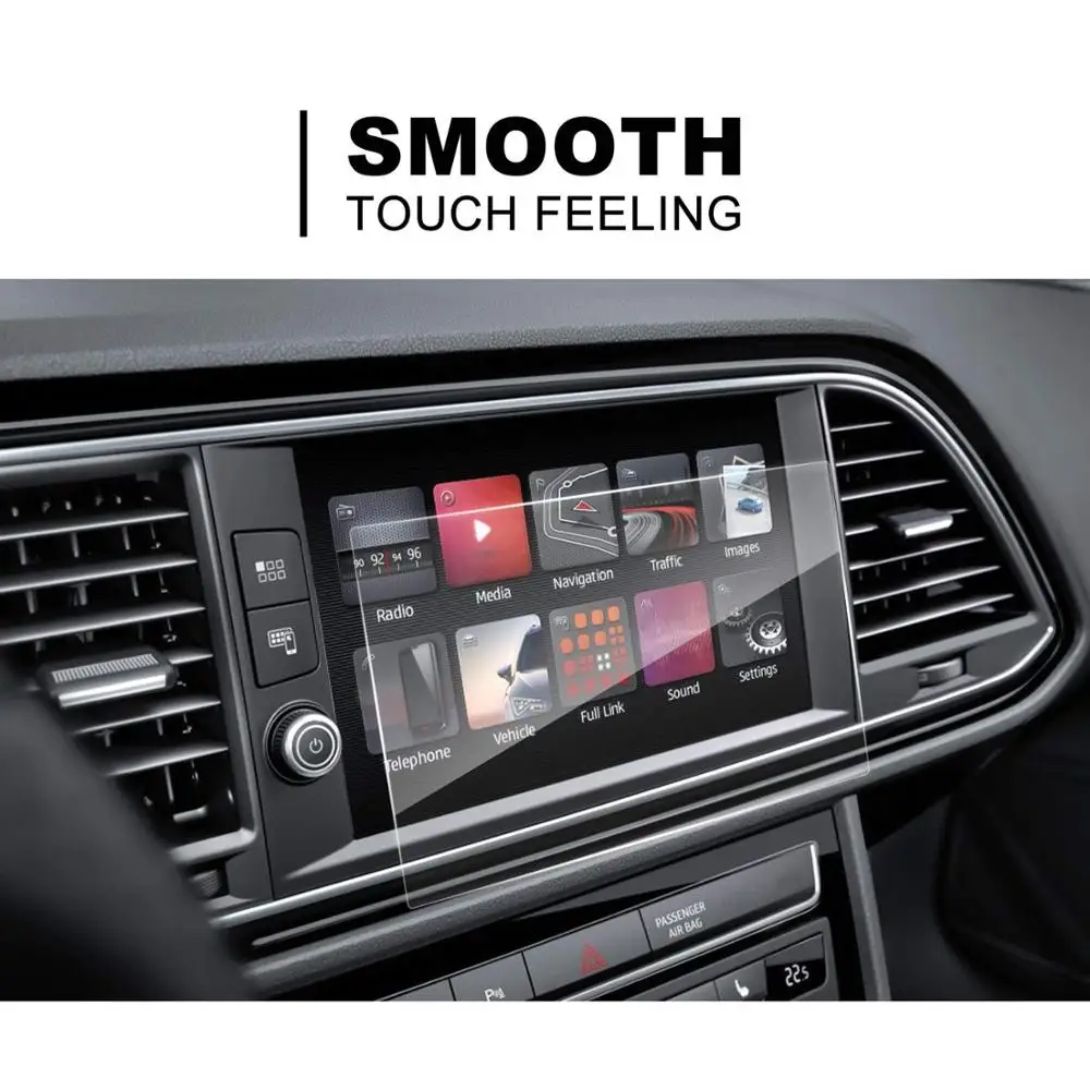 RUIYA 2 шт. ПЭТ-экран протектор для Seat Leon ST SC 5F/Leon 5dr Cupra 300 Full Link 8 дюймов Автомобильный навигатор сенсорный центр didsplay