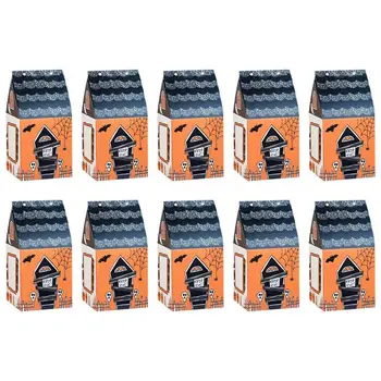 

25pcs Halloween Themed Packaging Box Delicate Halloween Box for Festival Halloween
