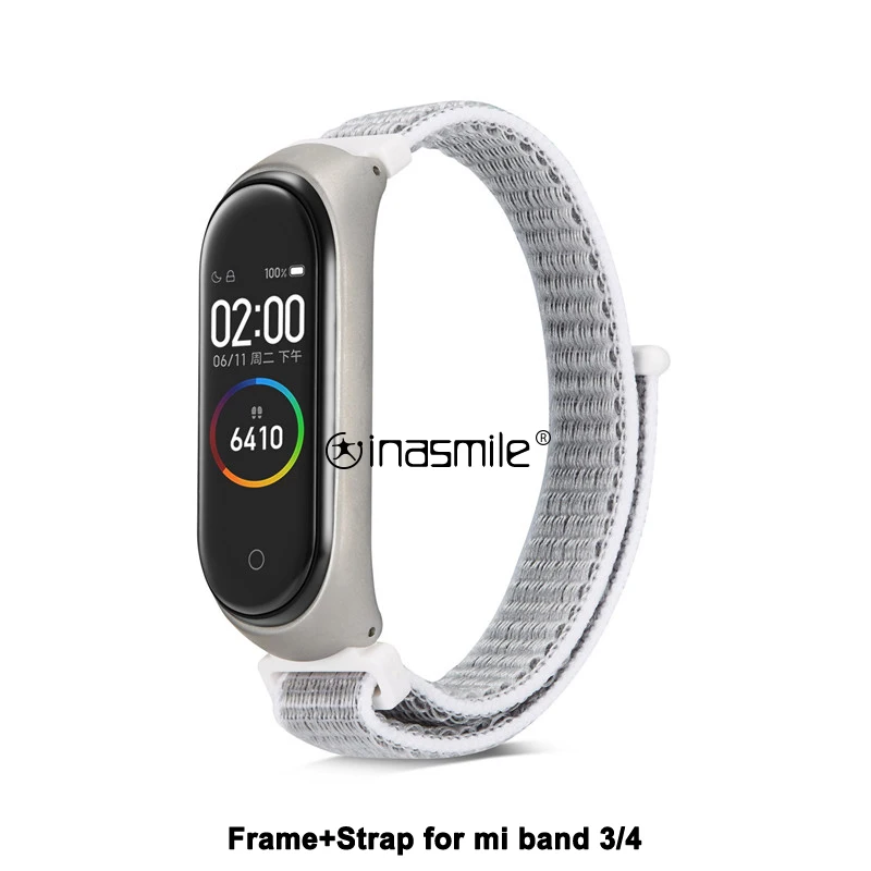 white Стильный удобный браслет для Xiaomi Mi band 4 Смарт-часы ремешок-браслет аксессуары для Xiaomi Mi 3 браслета correa ремешок - Цвет: white