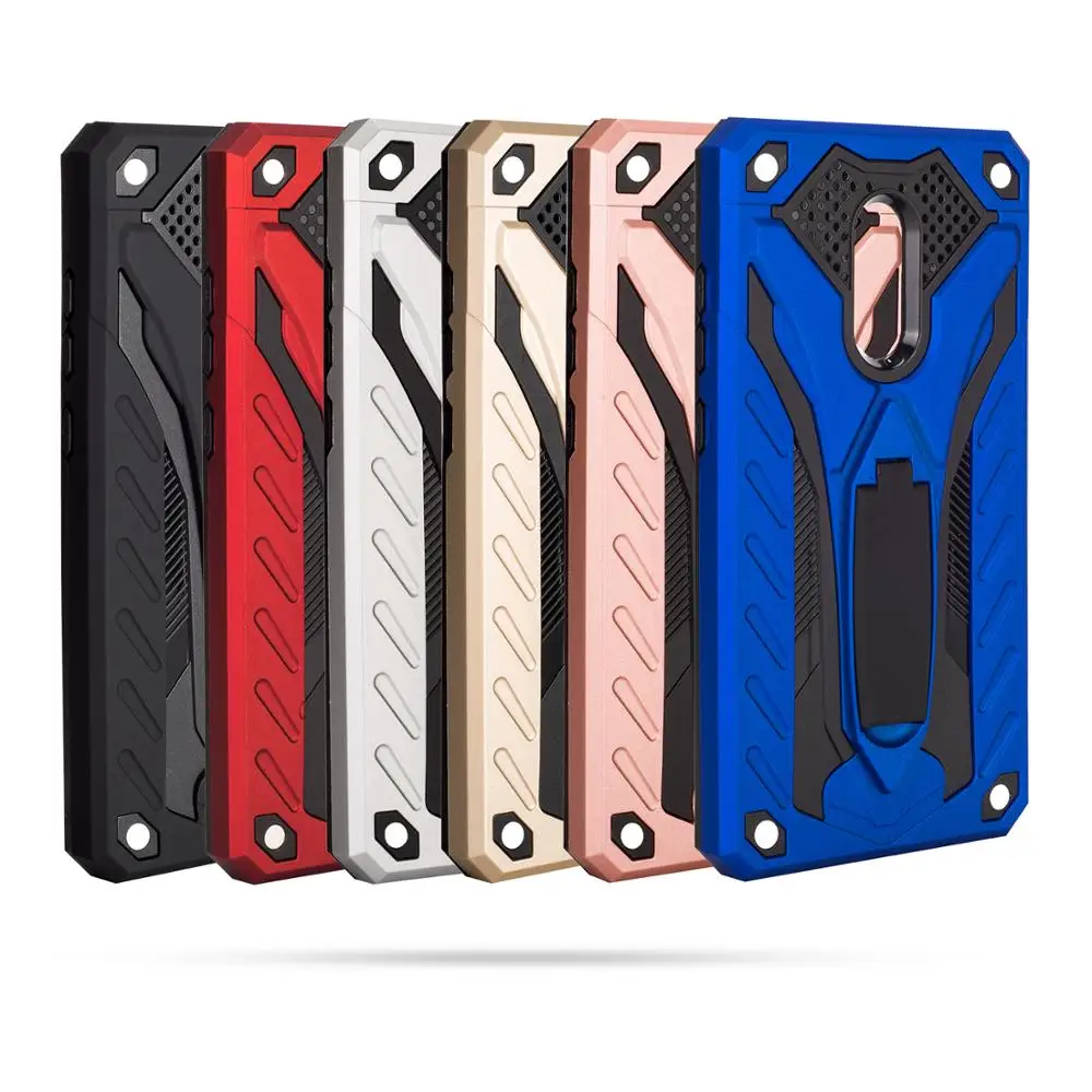 

Rugged Protective Coque For Xiaomi Redmi Note 4 Case Knight Armor With Stand Phone Case For Redmi 4 4X 5 5A 5Plus Note 4 4X