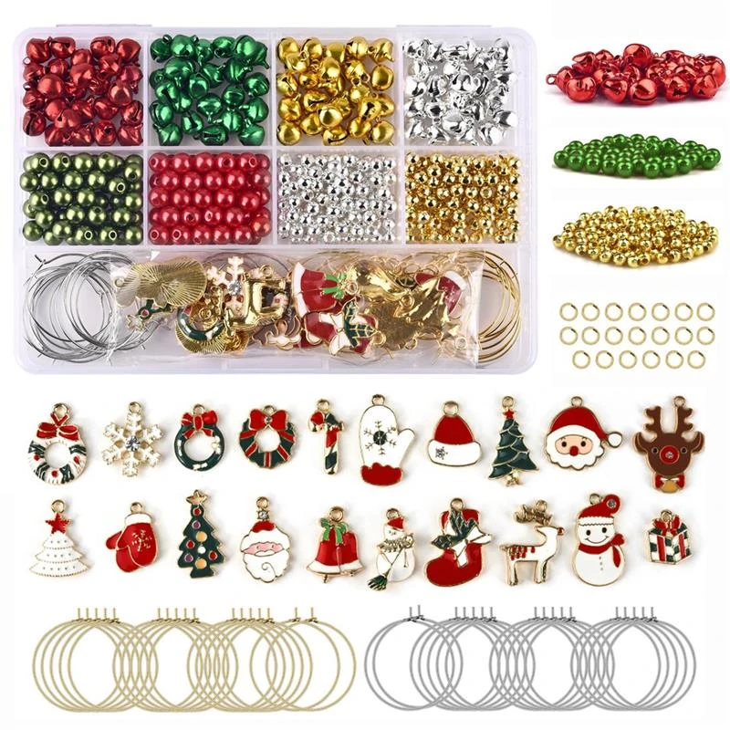 De schuld geven galblaas Verleiden 470Pcs Diy Kerst Hanger Charms Handgemaakte Stud Oorbellen Instelling Kits  Voor Diy Sieraden Maken Bevindingen Xmas Gift|Sieraden bevindingen &  Componenten| - AliExpress