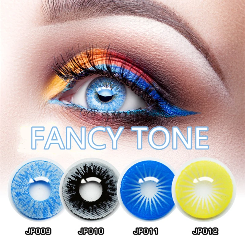 

1 Pair2pcs Radiation Halloween Contacts Crazy Contact Lens for cosplay Cosmetic Contacts Lenses Eye Colored Contact Lenses