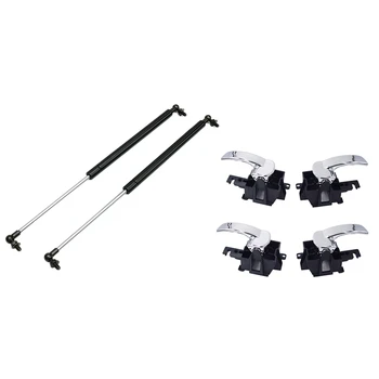 

4x Door Handle for Nissan Pathfinder Navara D40 & 2x Front Hood Lift Support for Toyota 4Runner Lexus GX470 2003-2009