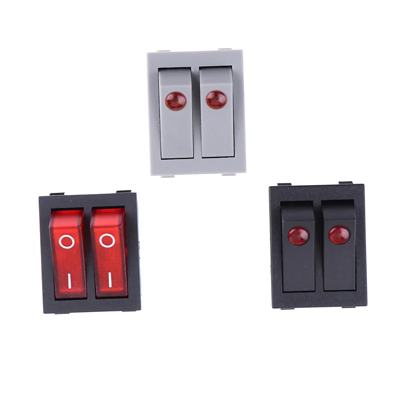 RK1-23 Oil Heater Switch ON/OFF Rocker 250V/16A With Double Buttons 1pcs | Обустройство дома