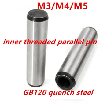 

M3M4M5 GB120 quench steel inner threaded cylindrical pins internal threaded positioning dowel parallel pins448