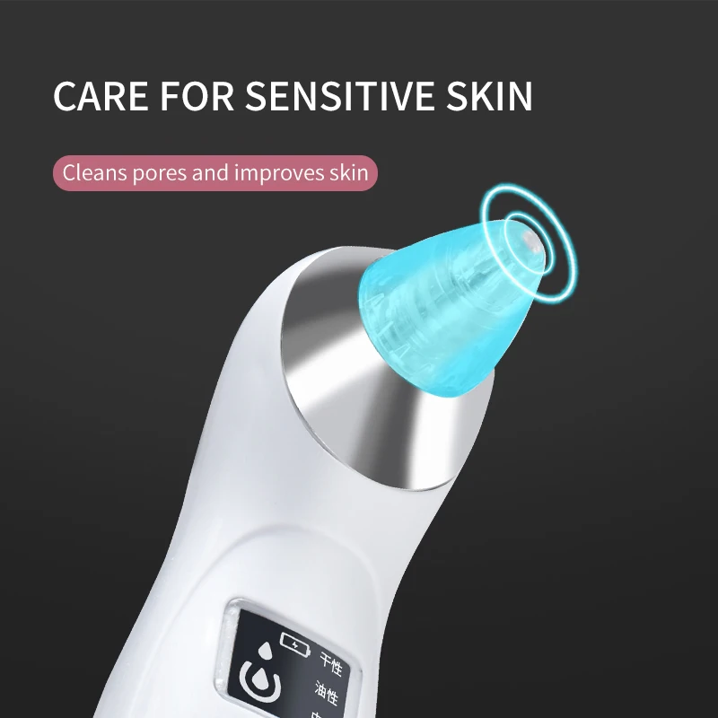 Blackhead Remover Face Deep Pore Cleaner Acne Pimple Removal Vacuum Suction Facial SPA Diamond Beauty Care Tool Skin Care vip