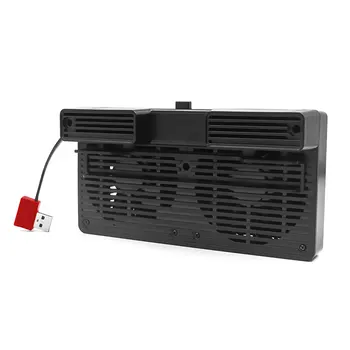 

Console 5v Accessories Host Stand Dual Fan Game Radiator Black External Power Cooler ABS Professional For Switch Dock Set