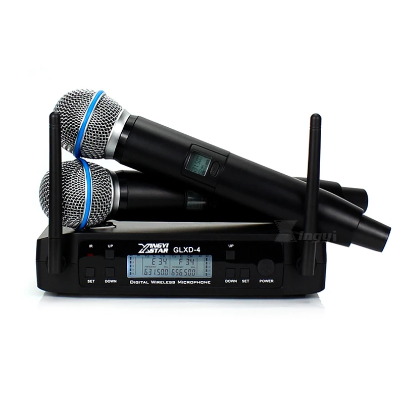 GLXD4 UHF Wireless Microphone Professional BETA58A