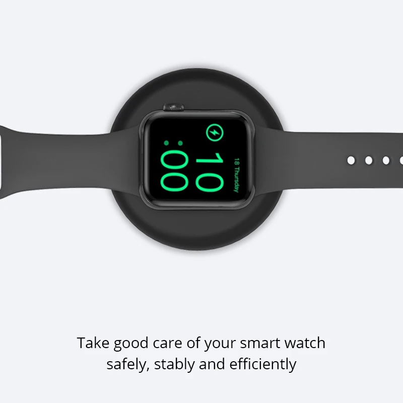 Fivetech док-станция для зарядки для Apple Watch, версии Беспроводной Зарядное устройство чехол Подставка для хранения мягкий силиконовый кронштейн для наручных часов Apple Watch 4/3/2/1 Базовое покрытие