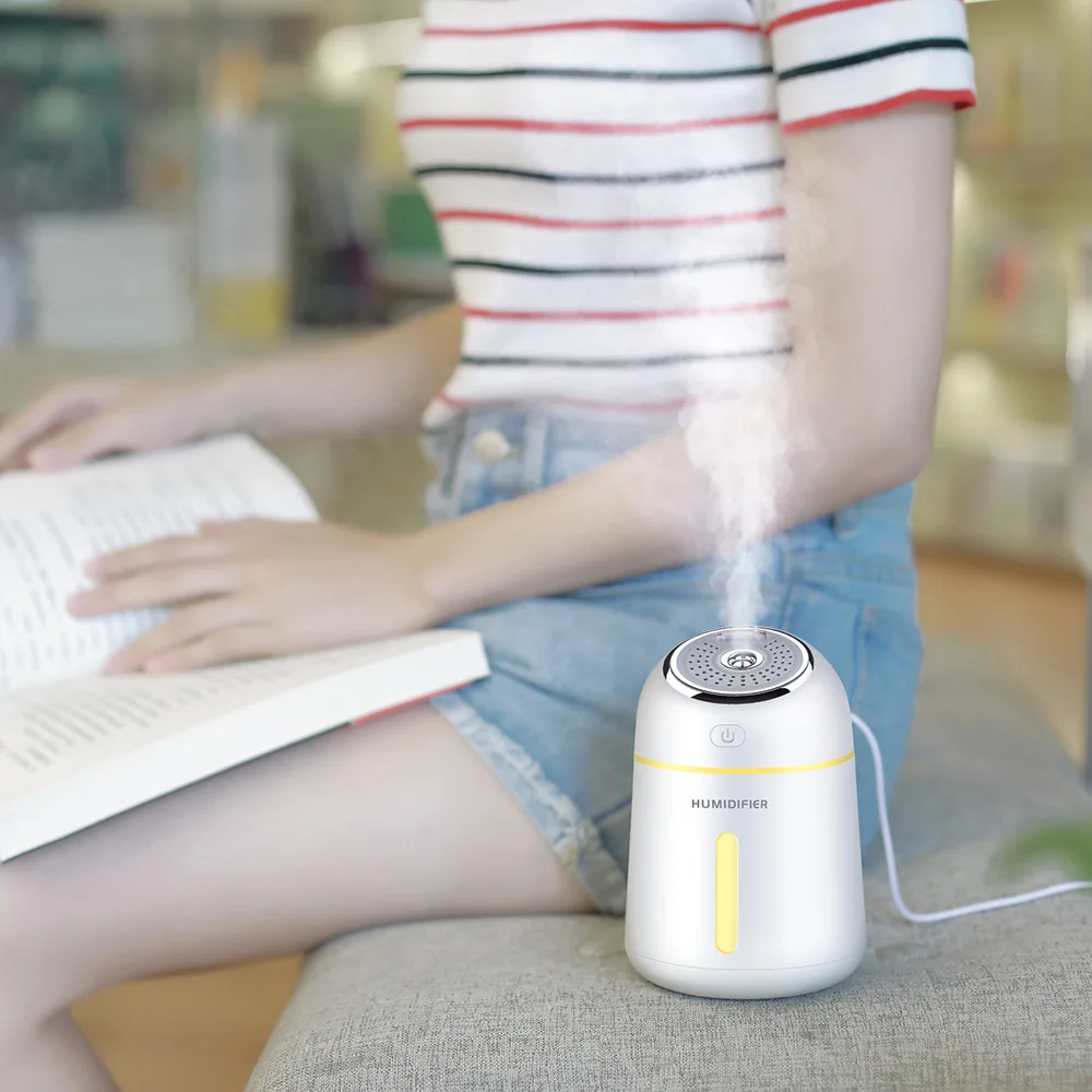 

Best Present Portable 330ml LED Night Light Cup Aroma USB Charging Humidifier Air Essential Oil Aroma Diffuser Purifier Atomizer