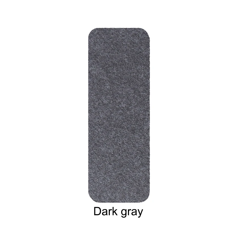 10 шт. лестничный ковер "протектор" коврик самоклеющийся нескользящий моющийся ступенька коврик для лестницы HTQ99 - Цвет: Темно-серый