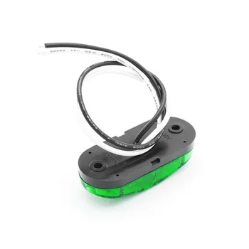 

ABS Case Side Marker Light Green LED 2 Diodes 2.59 X 1.10 X 0.71 Inches