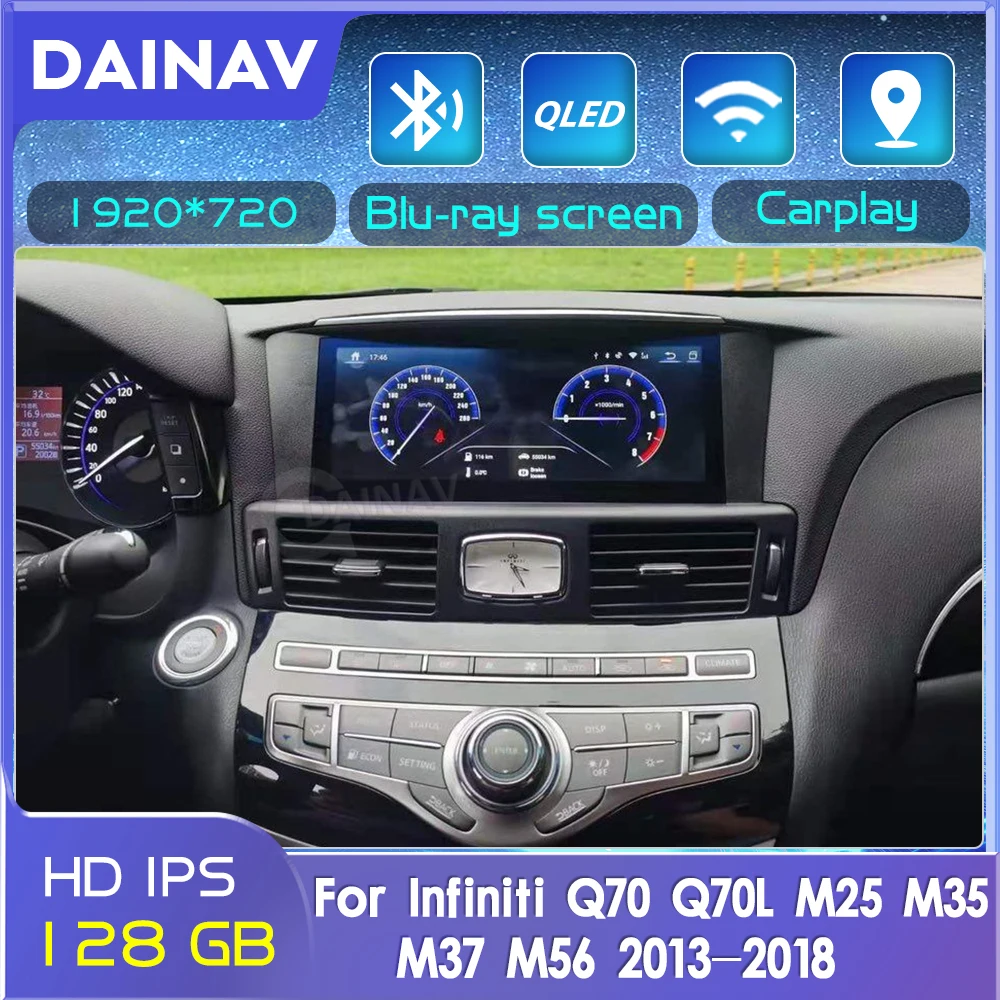 

Blu-ray screen Android Radio For Infiniti Q70 Q70L M25 M35 M37 M56 2013-2018 Car Multimedia Player GPS Navigation Stereo Carplay