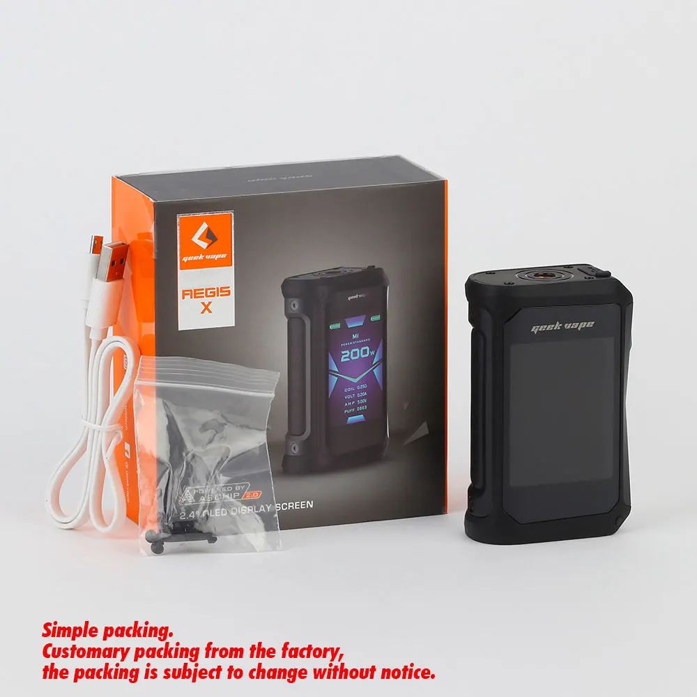 Русский Испания Доставка 2 шт. Geekvape Aegis X Mod 200W макс Выход & Новый как 0 Чипсет VS соло