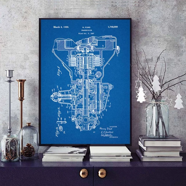 Car Automotive Painter Paint Spray Gun Vintage Patent Print | Poster