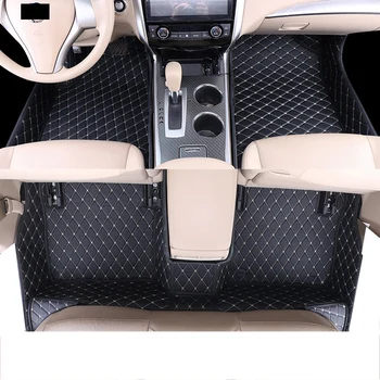 

leather car floor mats for nissan teana Maxima Cefiro 2003-2008 2004 2005 2007 2006 1st generation j31 rug carpet