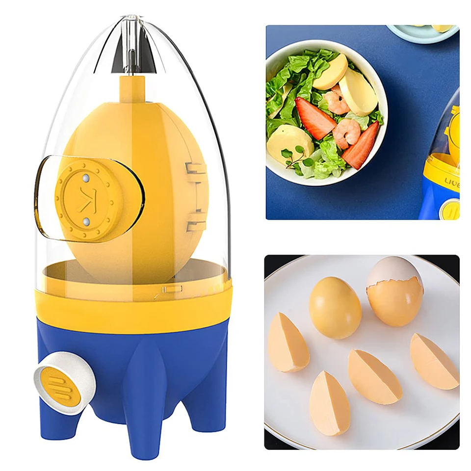 Manual Golden Eggs Puller Hard Boiled Egg Peeler Scrambler White Yolk Mixer  Kitchen Tool Mix Manual Convenient Not Breaking Eggs