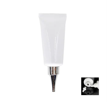 

100pcs Empty White 20ml Soft Tube Cosmetic with Yuanbao Cover