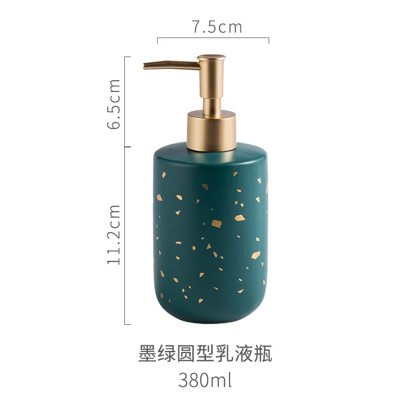 Имитация мрамора дозатор шампуня жидкая бутылка для мыла для рук с насосом из нержавеющей стали для ванной кухни