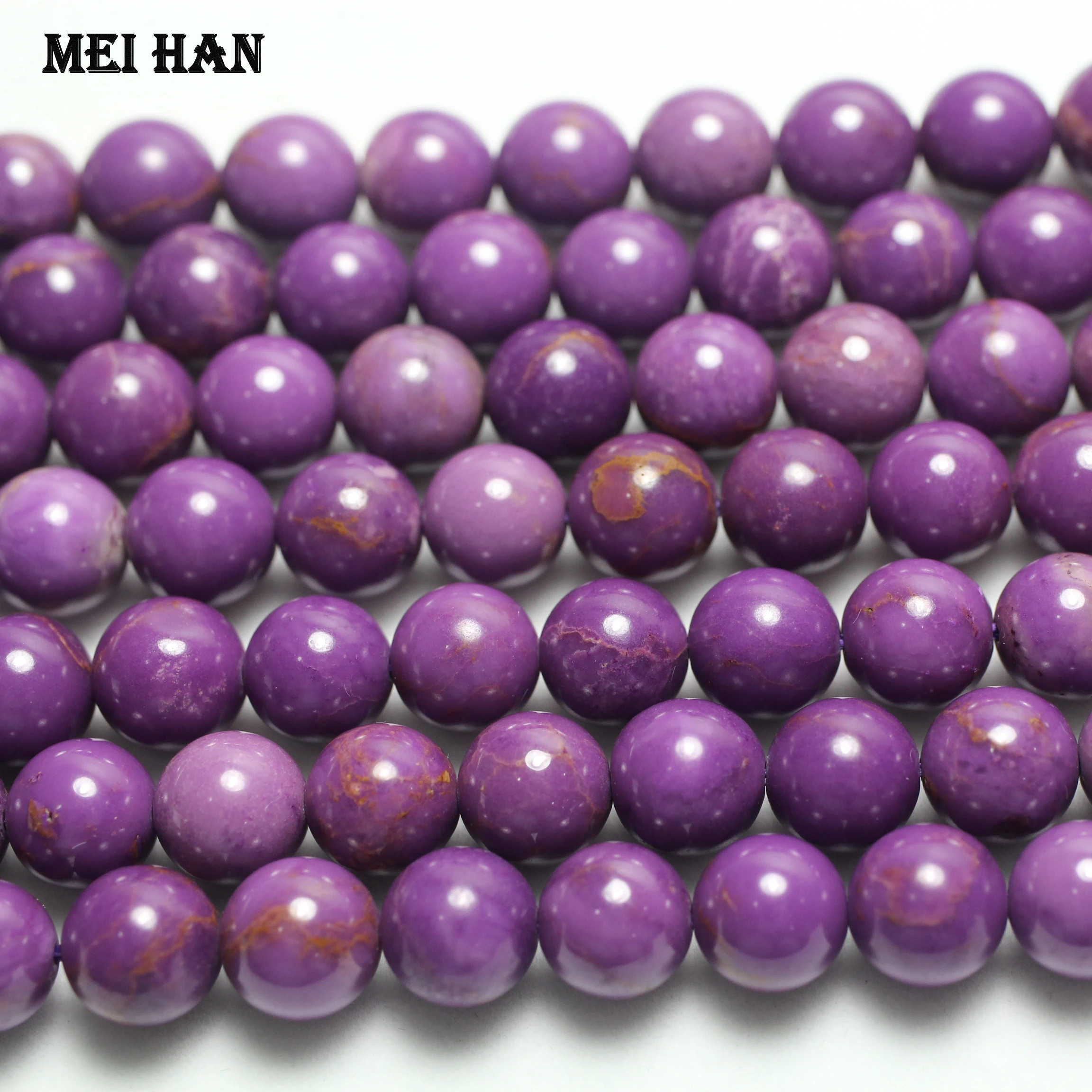 Meihan (1 нить/комплект) натуральный марокканский фосфосидерит 9 5-10 5 мм Гладкие