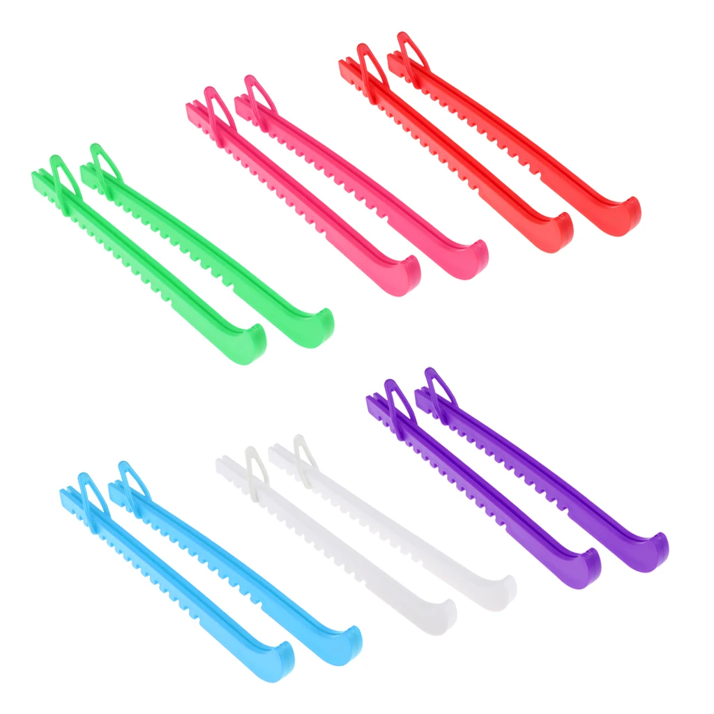 1 Pair Adjustable Figure Skate Guards Walking Blade Guards Covers Protector