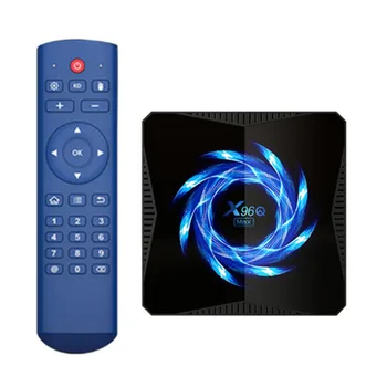 

X96Q Max H616 Smart TV Set Top Box Android 10.0 4K Voice Assitant Youtube Dual Wifi BT5.0 HD Media Player 4GB/32GB 64GB