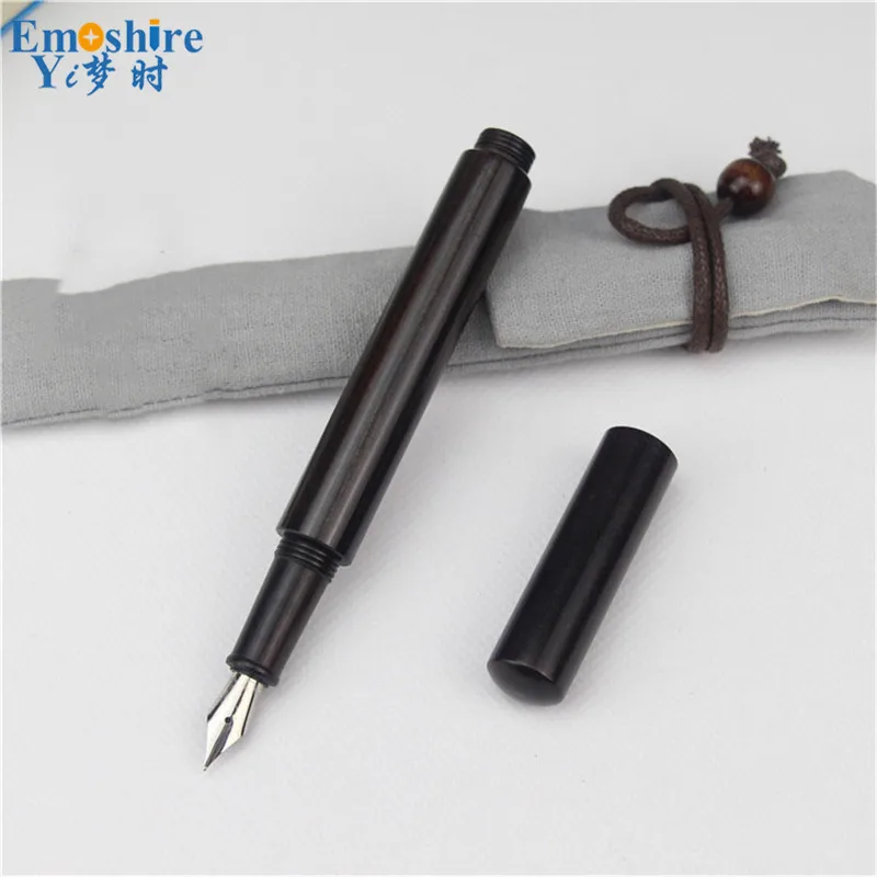 0.38mm nib Деревянная авторучка деревянная фонтан фирменная ручка компании бизнес подарки рекламные Подарки Фирменные Канцтовары фонтан Пользовательский логотип P843 - Цвет: 0.38mm nib