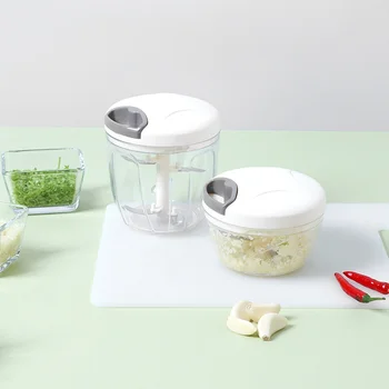 

Pull String Garlic Chopper Crusher Press Manual Food Cutter Processor Fruit Vegetables Meat Kitchen Tool Mini Food Chopper