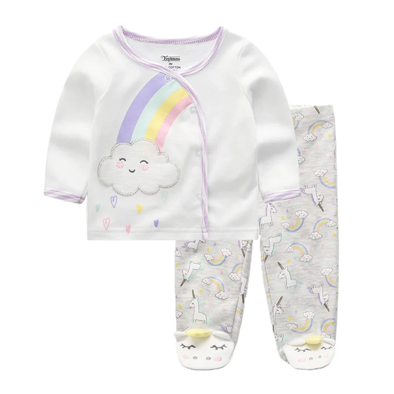 Комбинезоны для новорожденных детский хлопковый комбинезон комплект мальчиков