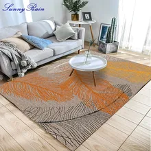 SunnyRain 1-piece напечатанные коврики для гостиной спальни ковры и маленькие коврики моющиеся