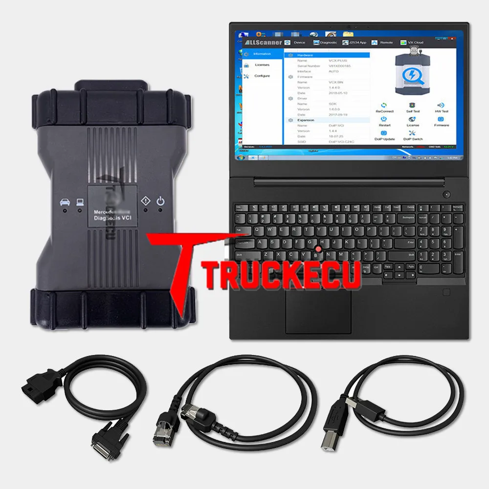 T420 ноутбук установлен mb xentry das wis epc + VXDIAG C6 MB мультиплексор звезда c6
