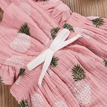 4Colors 0-24M Toddler Newborn Baby Girl Summer Romper Sleevless Floral Printed Jumpsuit Cotton Soft Clothing For Cute Baby Girl 6