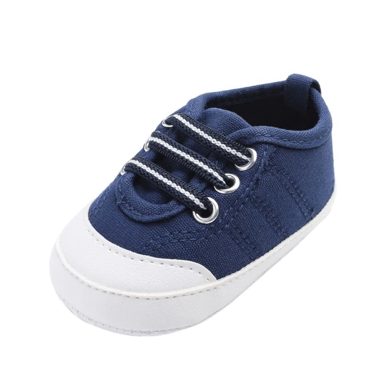 Тканевые классические спортивные сникерсы для маленьких мальчиков и девочек, обувь для малышей Мягкая Детская нескользящая обувь для малышей