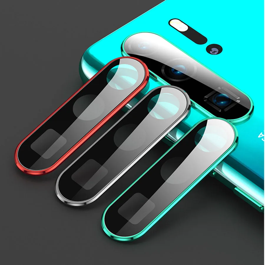 

RIJOW for Huawei P30 Pro Camera Cases Fashion Metal+ Glass Cover for Huawei P30 Pro Phone Cover Lens Protection