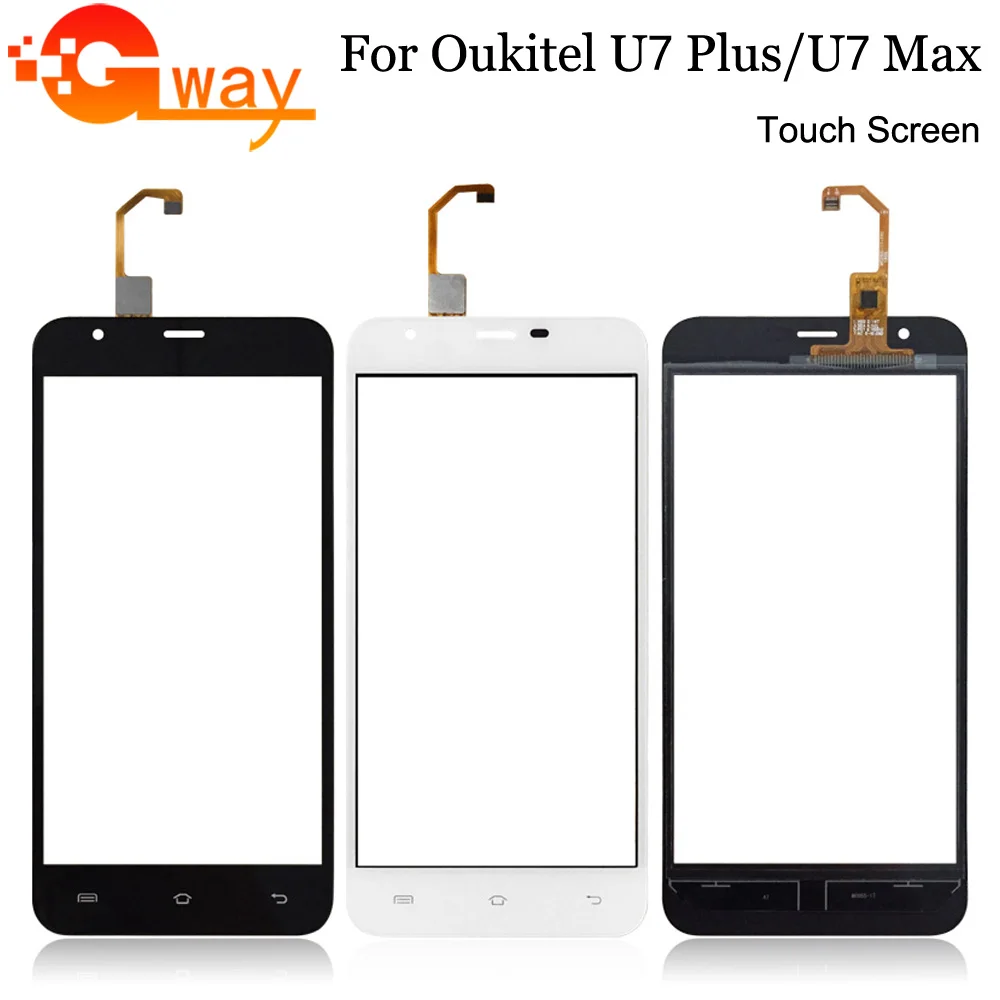 

For Oukitel U7 plus Capacitive Touch Screen Digitizer Panel Sensor Front Glass With Tracking Number For Oukitel U7 Max